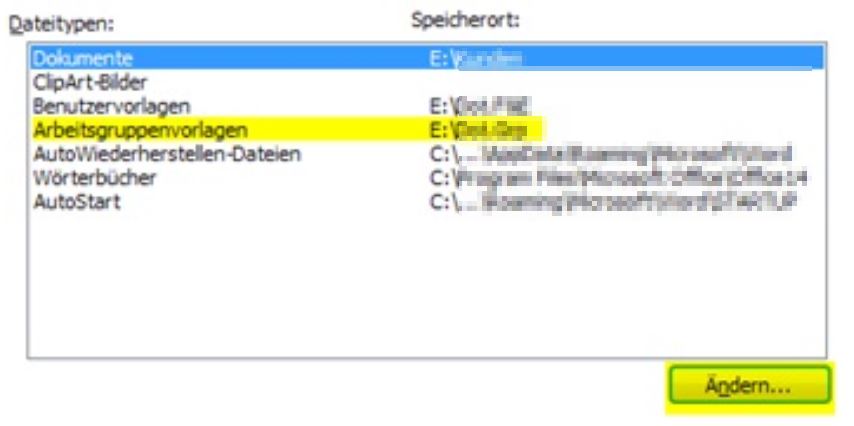 Word Arbeitsgruppenvorlagen Gemeinsam Verwenden